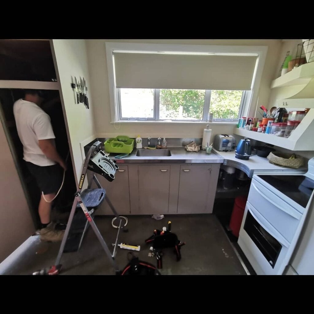 Kitchen Waste Disposal Units And Blockages Wellington Plumbers   Kitchen Renovation Before 1024x1024 